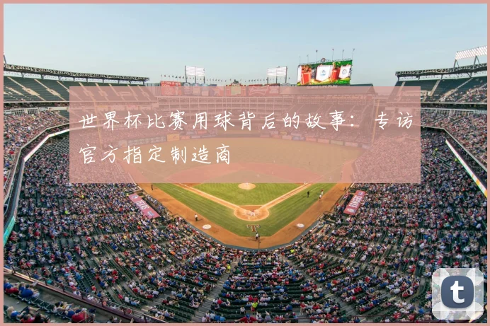 世界杯比赛用球背后的故事：专访官方指定制造商