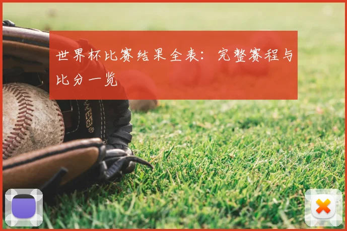 世界杯比赛结果全表：完整赛程与比分一览